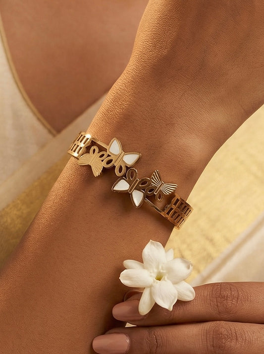Forever Glow Rose Gold Anti-Tarnish Bracelet – Waterproof & Stylish