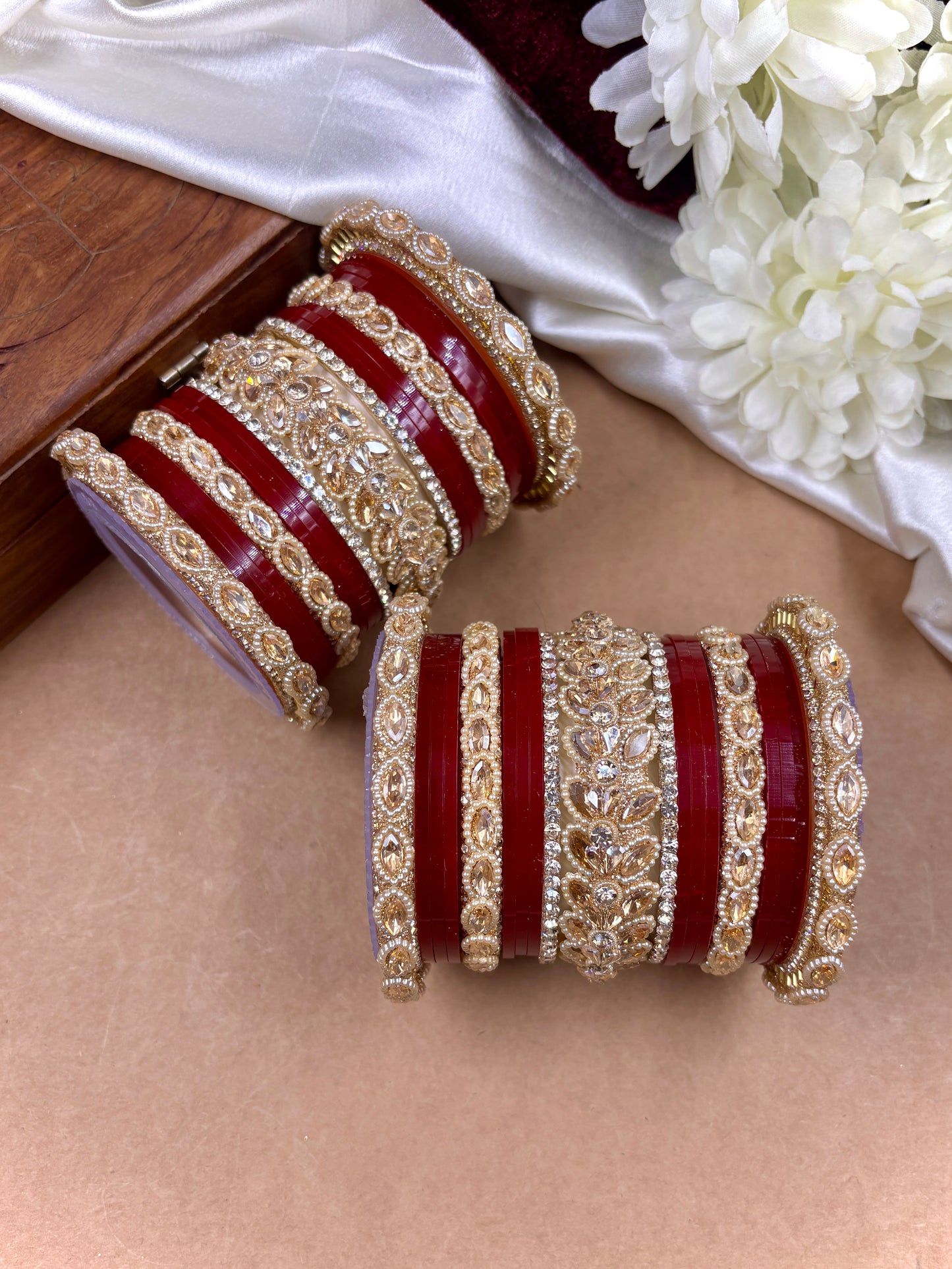 Bridal Red Punjabi Chuda