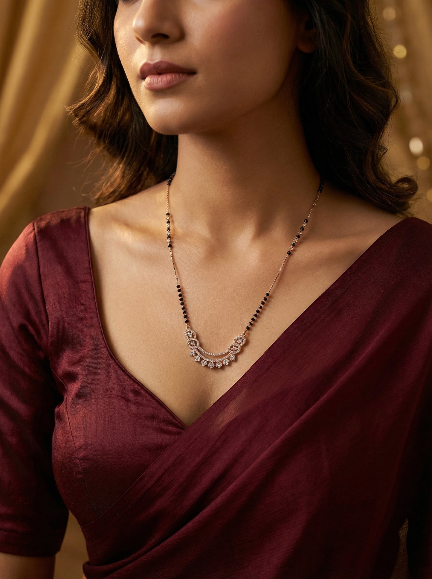 Minimalist Mangalsutra Necklace for Modern Women