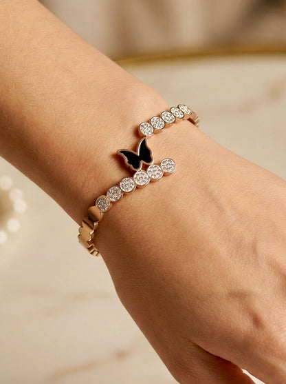 Rose Gold Anti-Tarnish Bracelet – Waterproof & Long-Lasting Shine