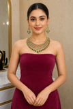 Green Antique AD Choker Necklace