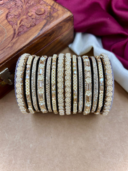 Velvet Bridal Bangles Set