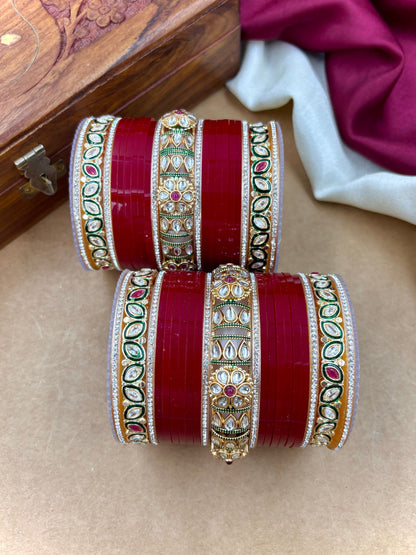 Polki Kundan Punjabi Bridal Chuda
