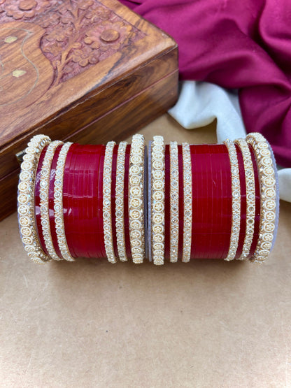 Ivory Pearl Punjabi Bridal Chura