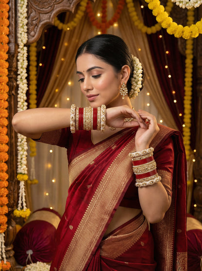 Punjabi Bridal Chooda Set – Traditional Wedding Bangles