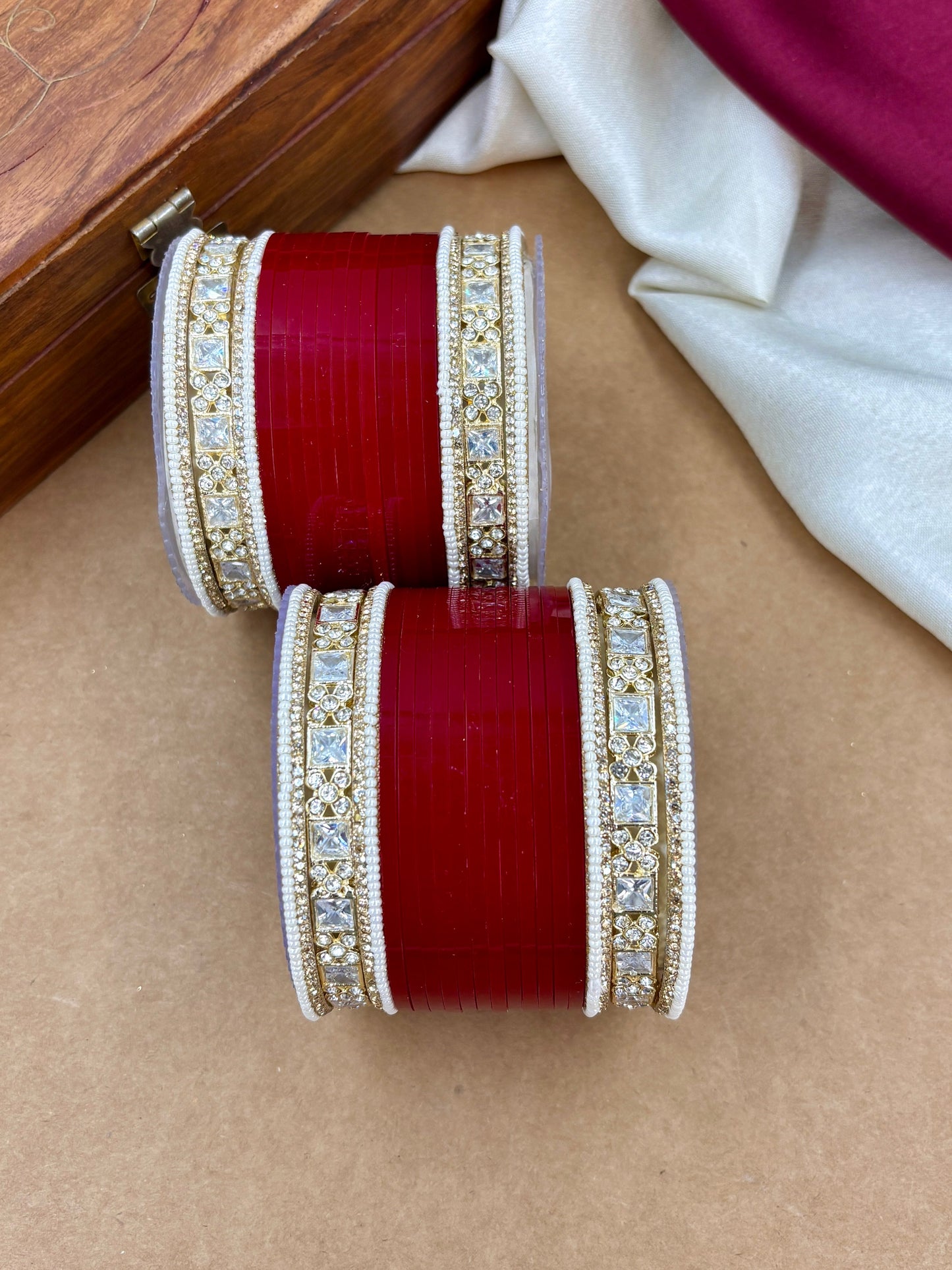 Authentic Punjabi Chooda Set for Indian Bride