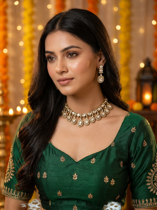 Indian Bridal Kundan Jewelery Set