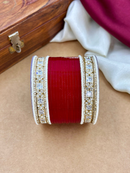 Authentic Punjabi Chooda Set for Indian Bride