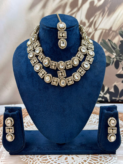 Bridal Double Layer Jewellery Set