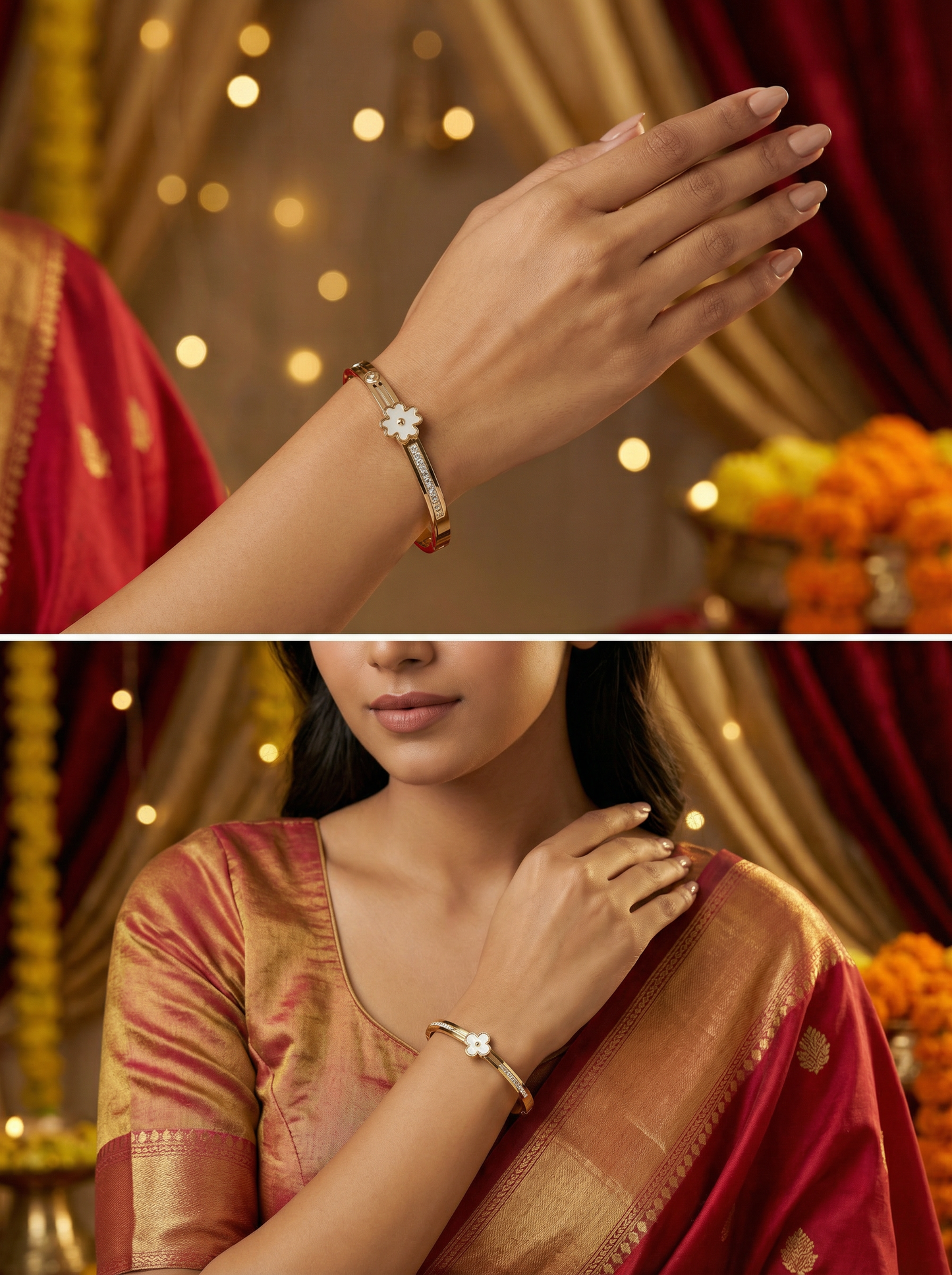 Minimalist Rose Gold Bracelet – Stainless Steel Waterproof