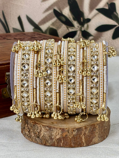 Kundan Kashmiri Ghungroo Bangles