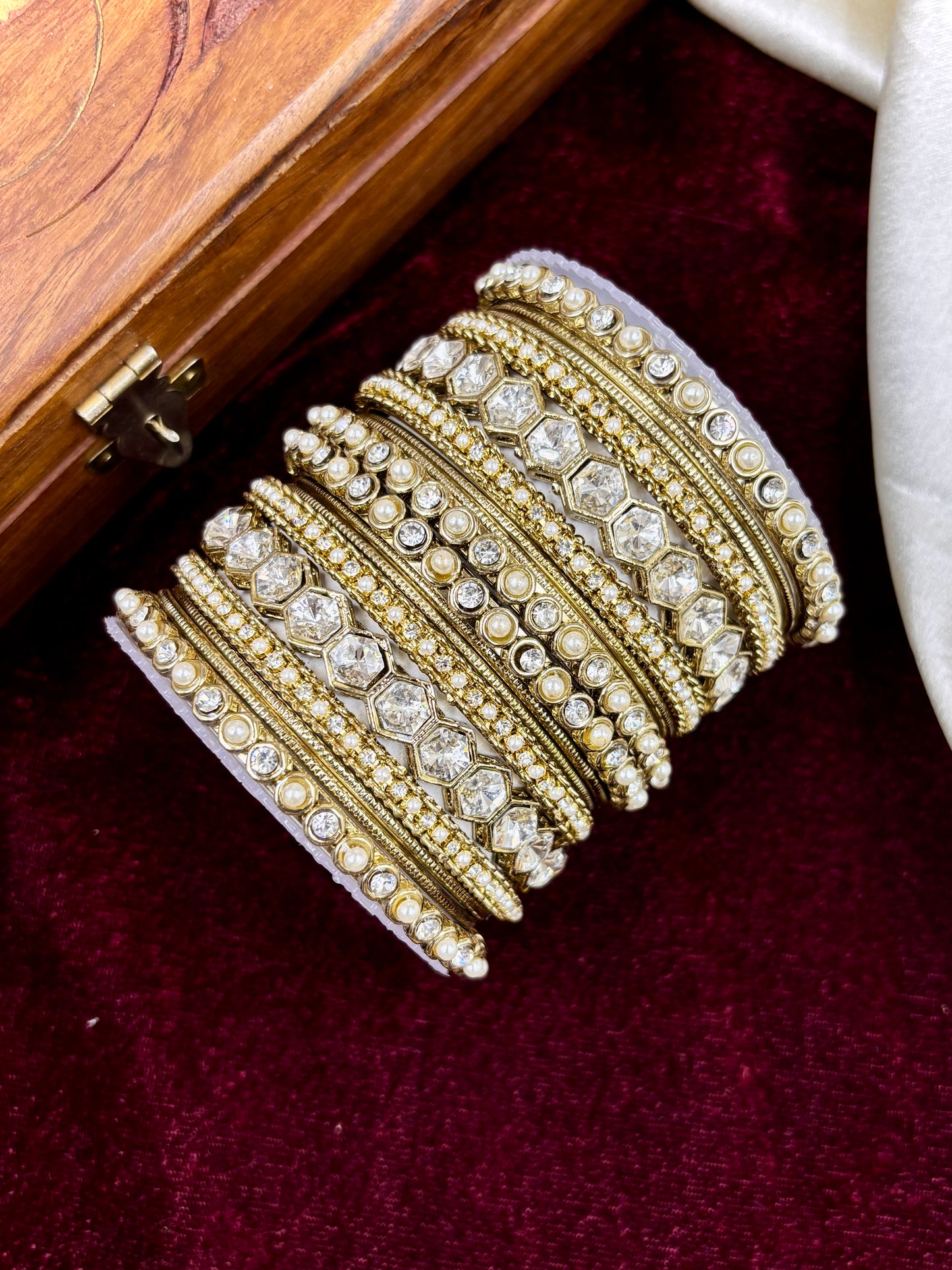 Bridal Antique Diamond Bangles