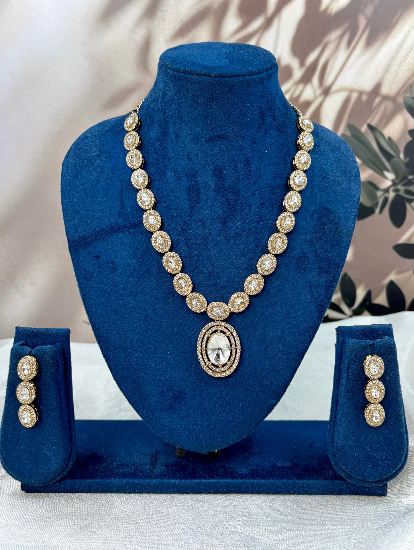 Long Antique Kundan Necklace