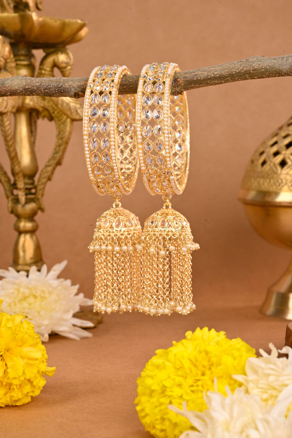 Gold Bridal Chuda Set for Women | Elegant and Stylish Wedding Chuda By Hitesh Bangles