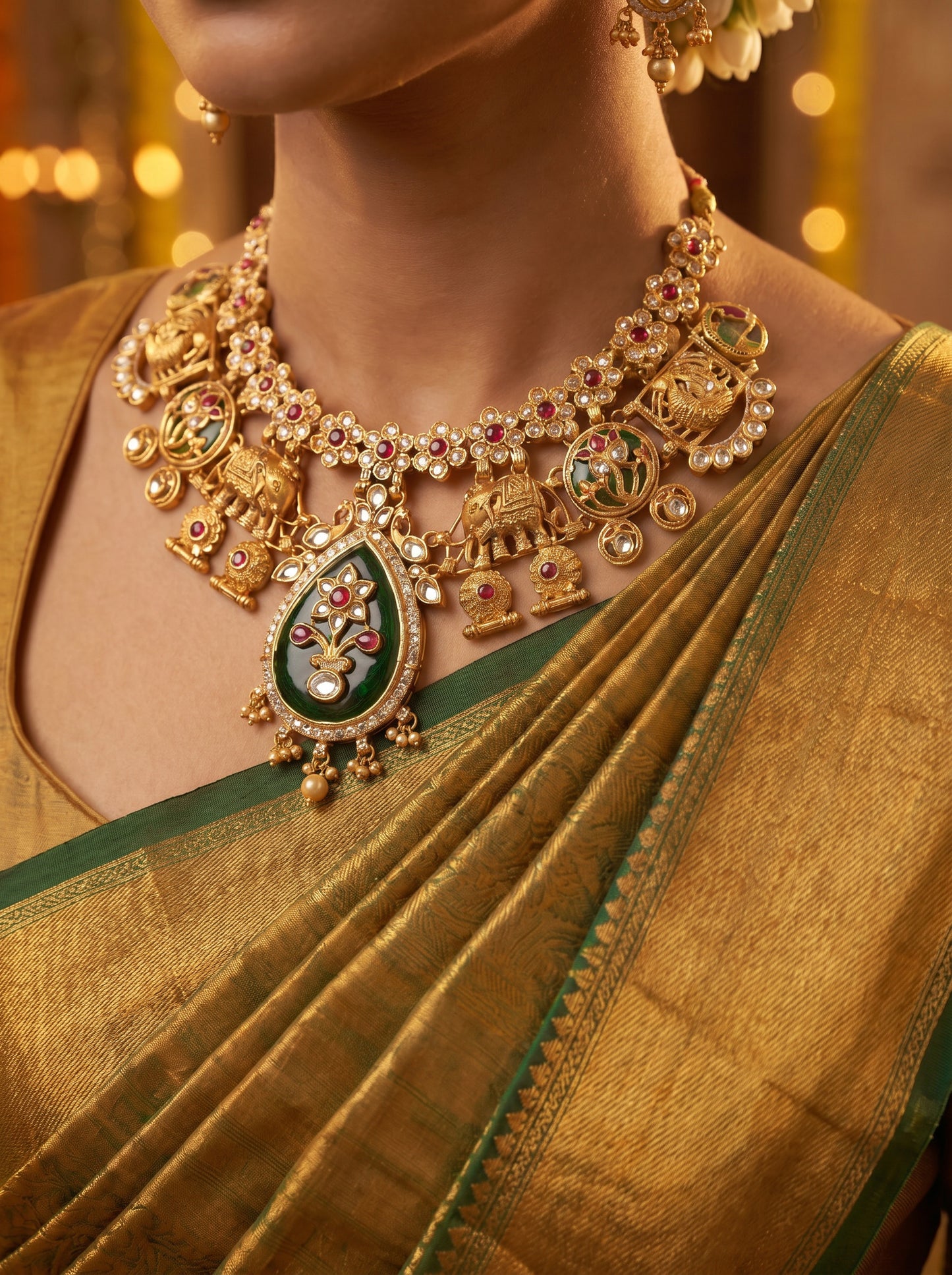 Heritage Temple Jewelry Necklace