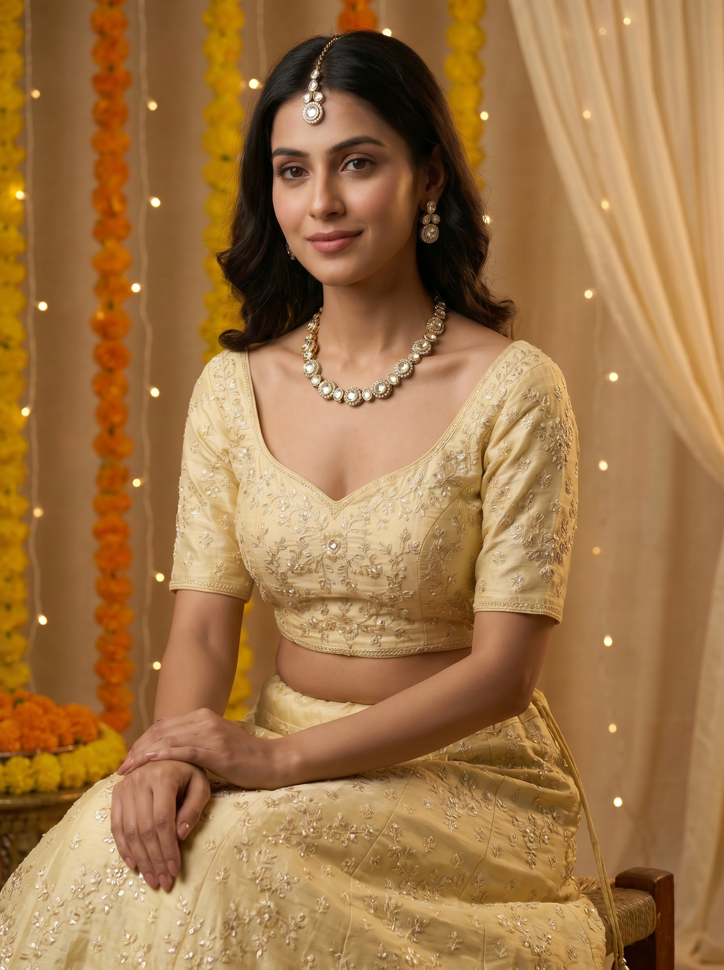 Kundan Jewellery Set