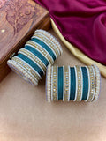 Traditional Peacock Kundan Bangles