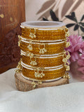 Kashmiri Ghunghroo Bangle Set - HALDI