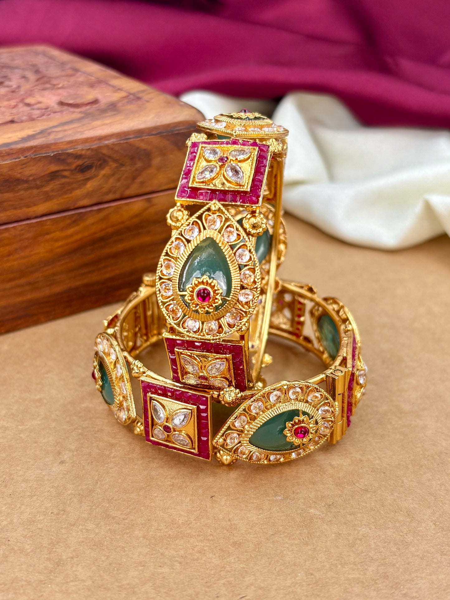 Heritage Style Kada for Women | Traditional Indian Jewelry
