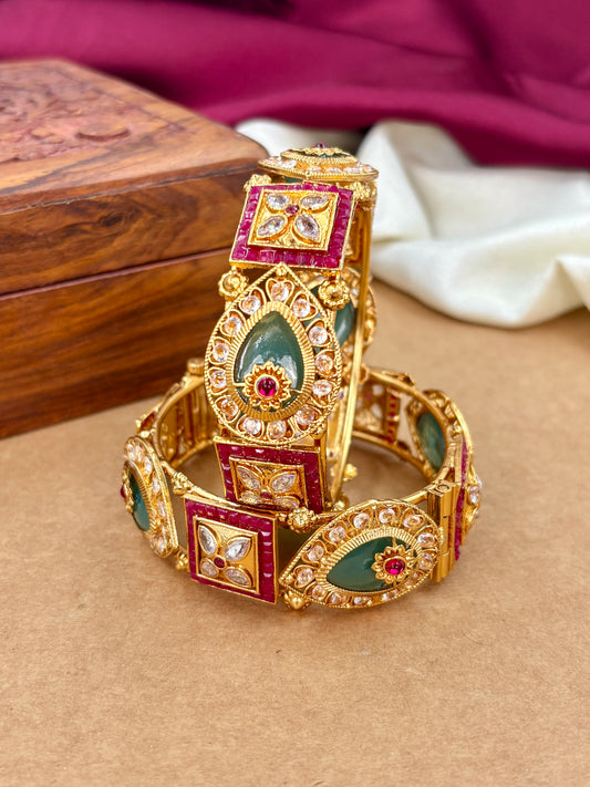 Heritage Style Kada for Women | Traditional Indian Jewelry