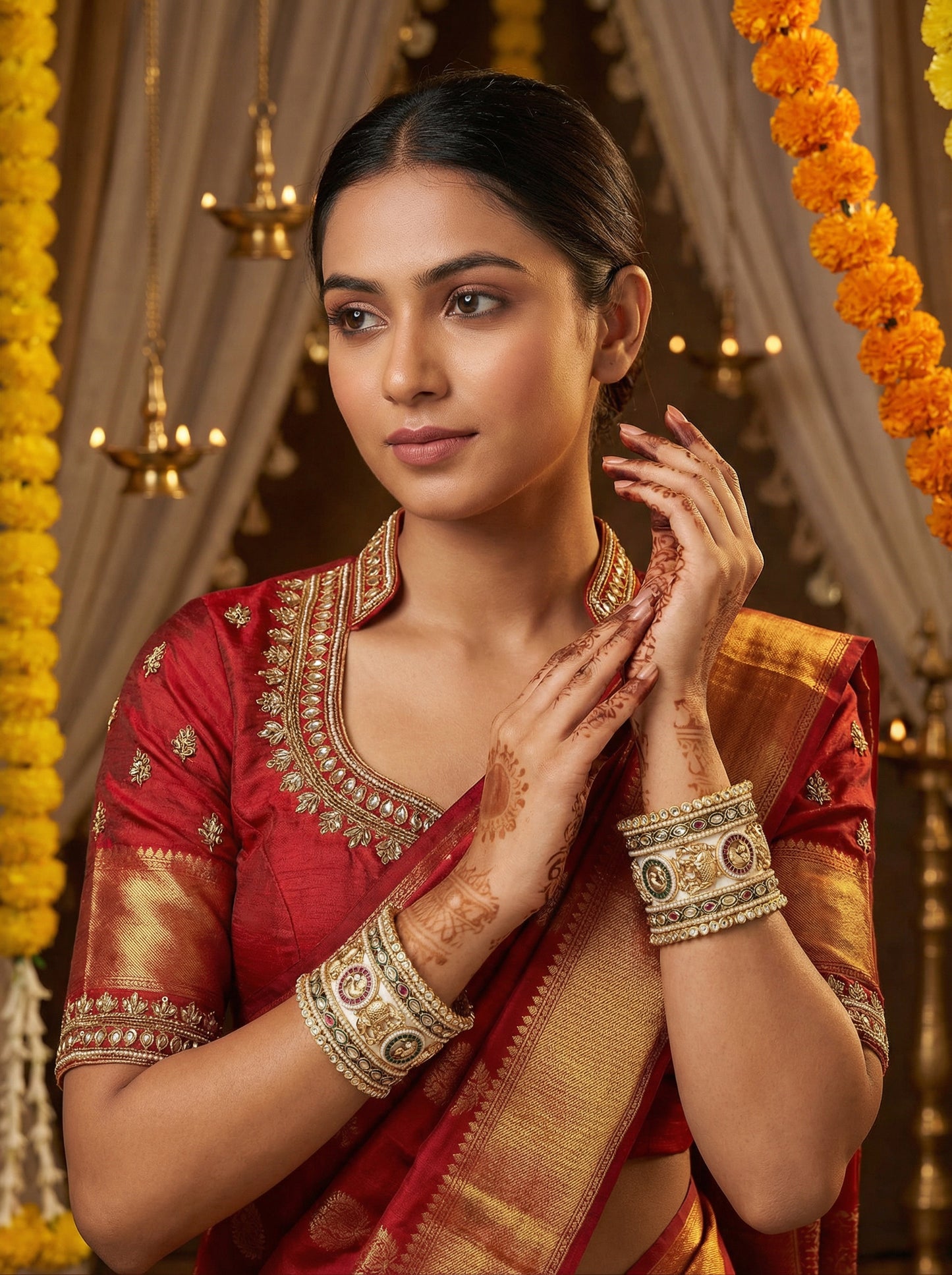 Royal Rajwada Style Bangles Set