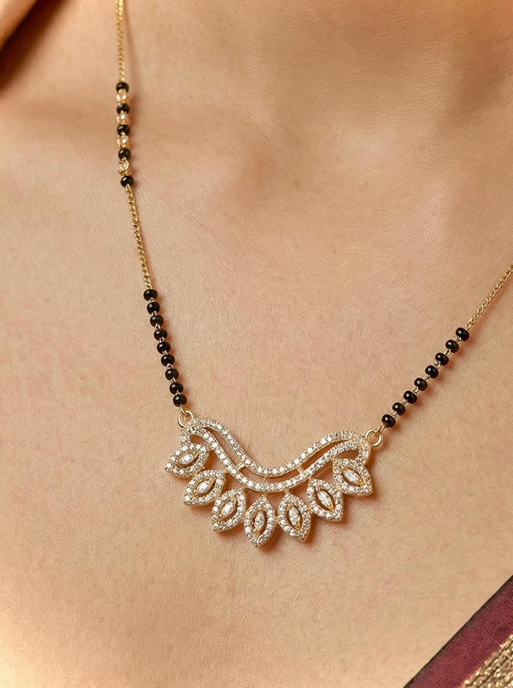 Rose Gold Mangalsutra for Women