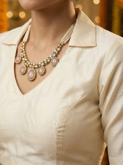 Traditional Indian Kundan Wedding Necklace