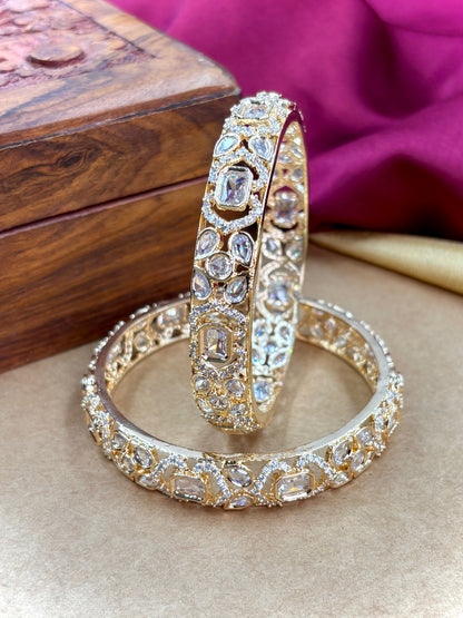 Gold AD Designer Bangles