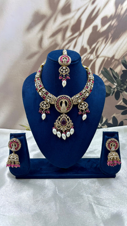 Rani Peacock Design Necklace for Women
