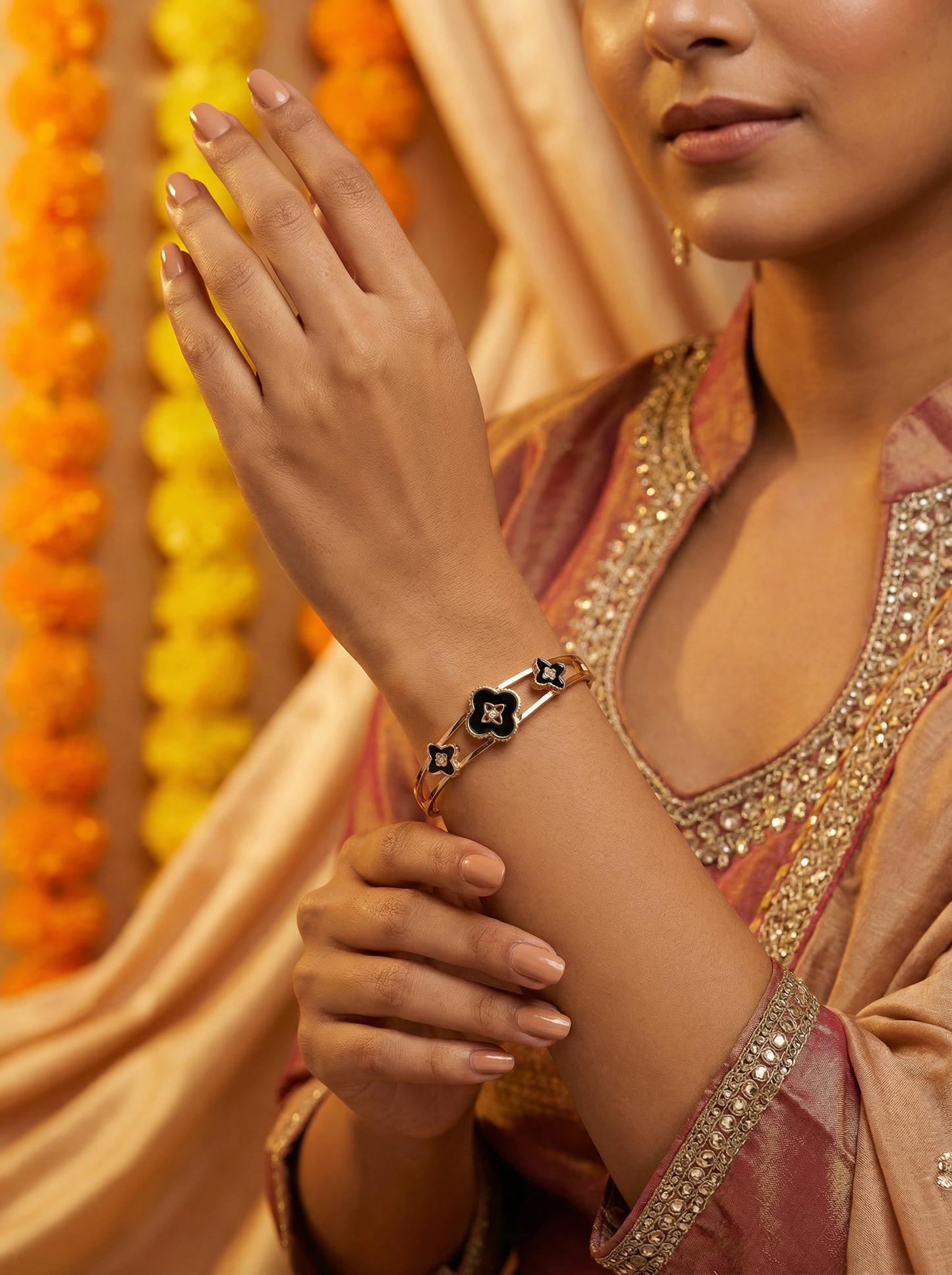 Timeless Rose Gold Anti-Tarnish Bracelet – Water & Sweat Resistant