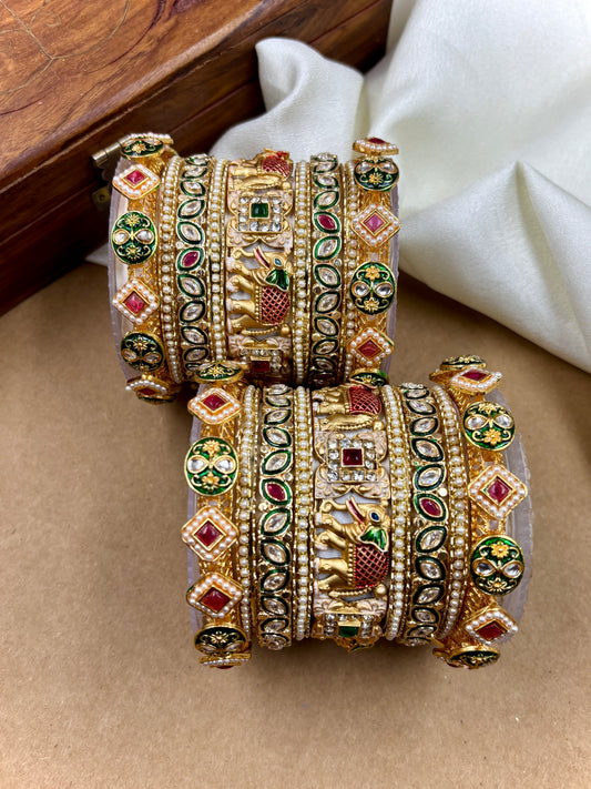 Polki Heritage Bridal Bangles