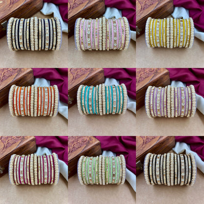 Velvet Bridal Bangles Set