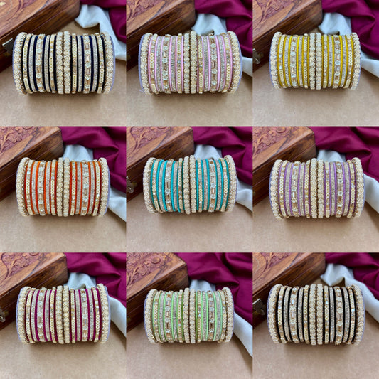 Velvet Bridal Bangles Set