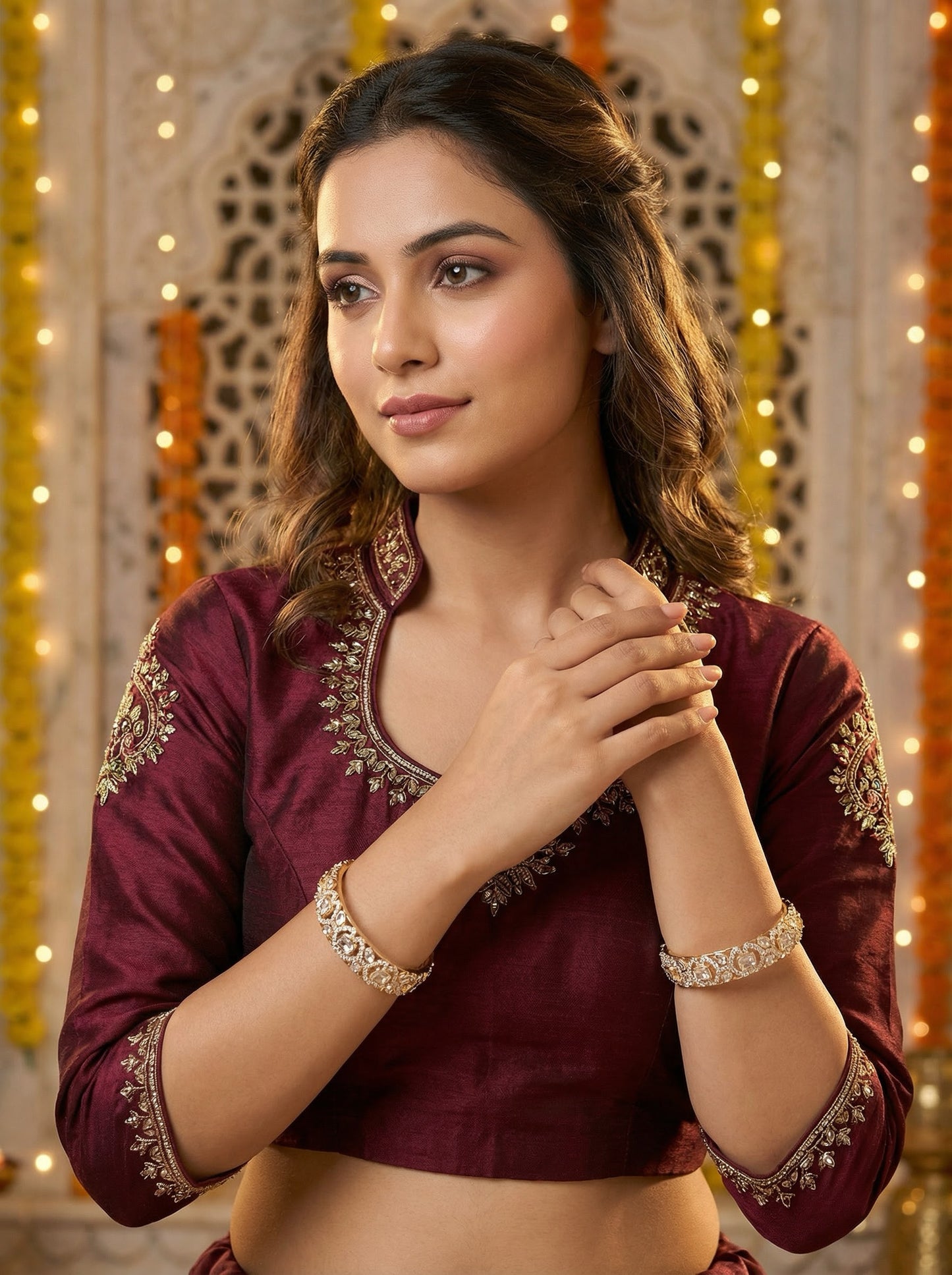 Gold AD Designer Bangles