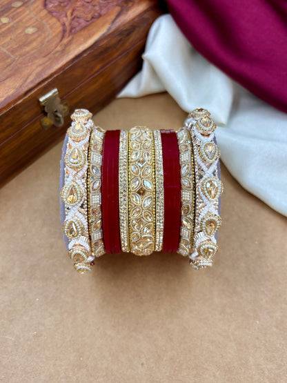Punjabi Bridal Chooda Set – Traditional Wedding Bangles
