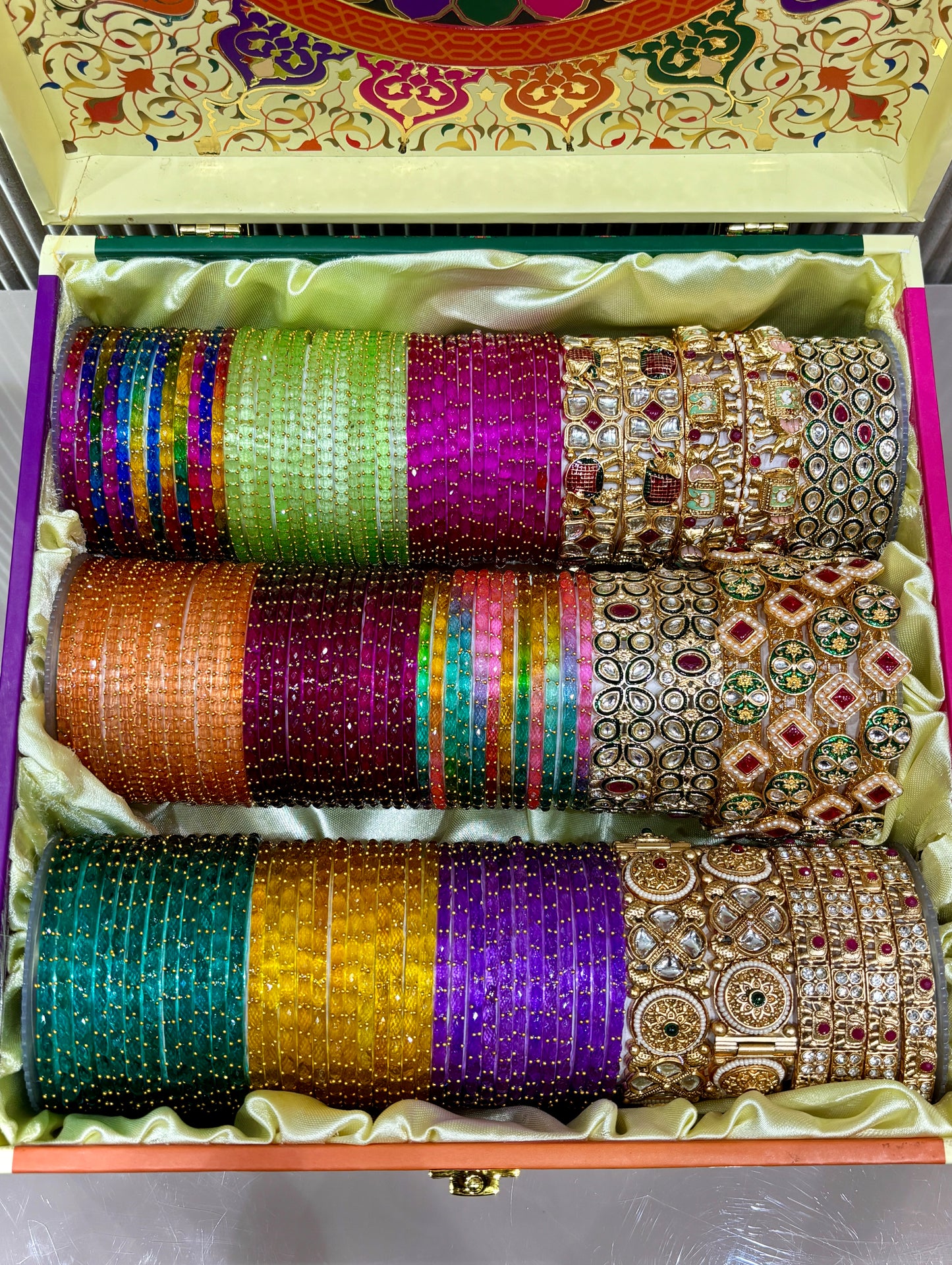 Bridal Glass Bangles Combo Collection