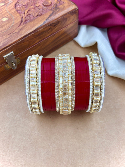 Designer Pearl Punjabi Bridal Chura