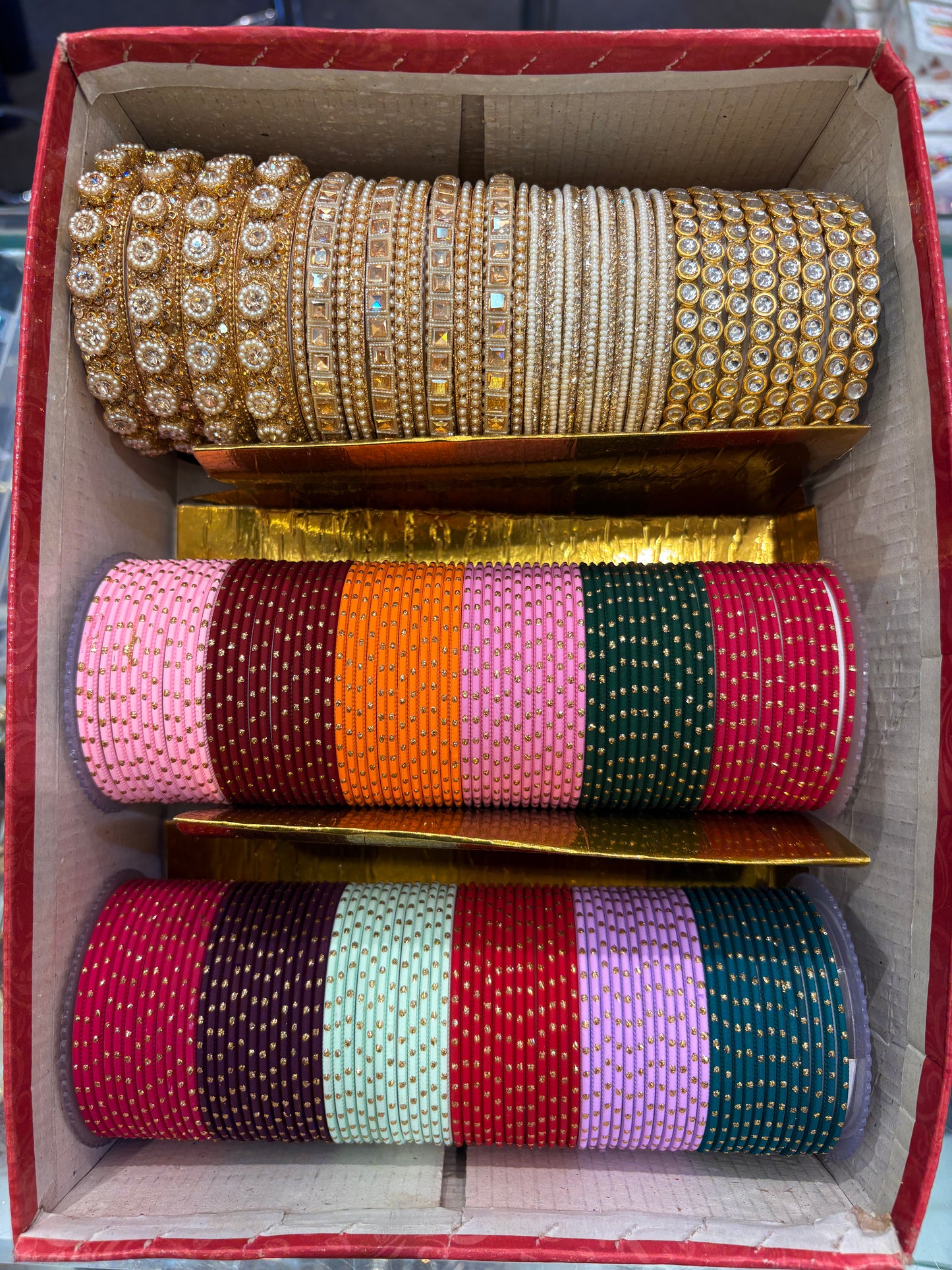 Elegant Kundan Matte Dotted Bangles Set – Party, Wedding & Daily Wear