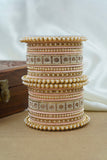 Pearl & Diamond Bangle Set