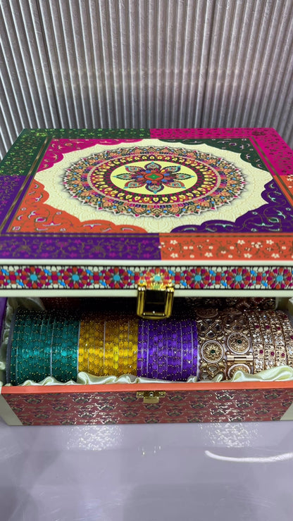 Bridal Glass Bangles Combo Collection