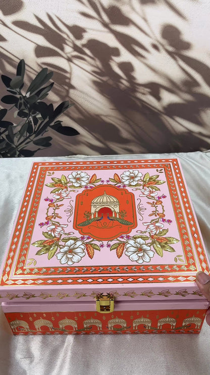 Velvet Kundan Combo Bangle Box for Women