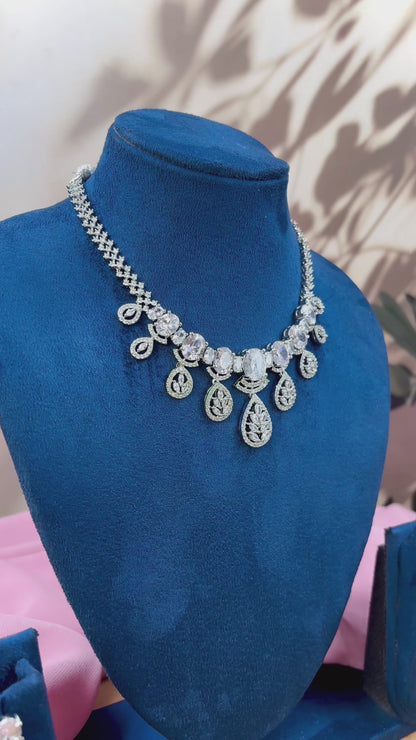 AD Stone Necklace Set