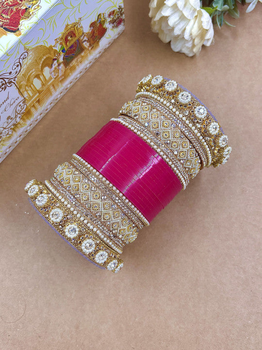 Rani Punjabi Chuda Set for Brides