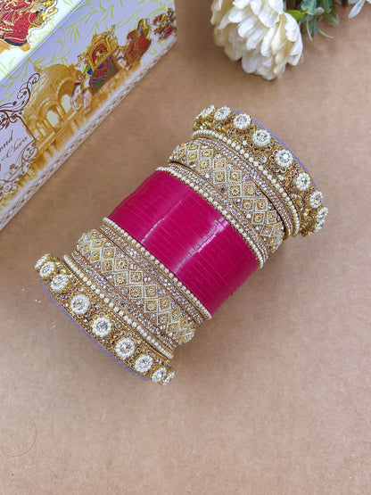 Rani Punjabi Chuda Set for Brides