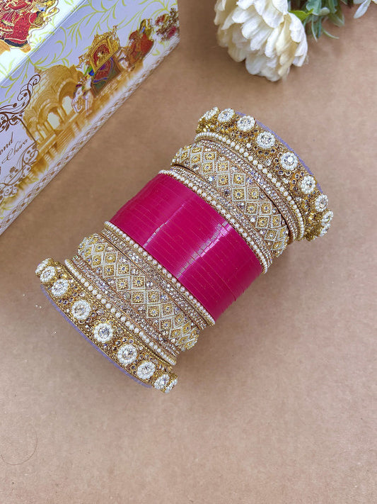 Rani Punjabi Chuda Set for Brides