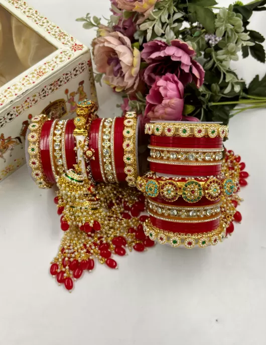 Rajwada heavy bridal chuda 