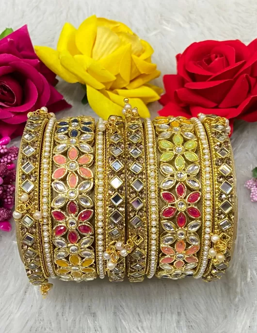 Metal Bangles Set 109