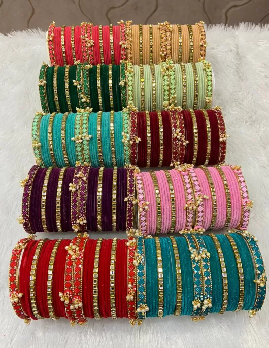 Metal Bangles Set 114