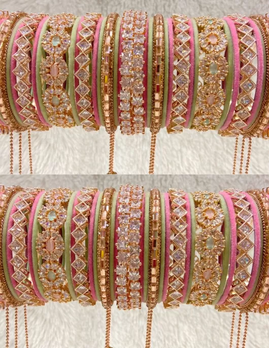 Metal Bangles Set 120