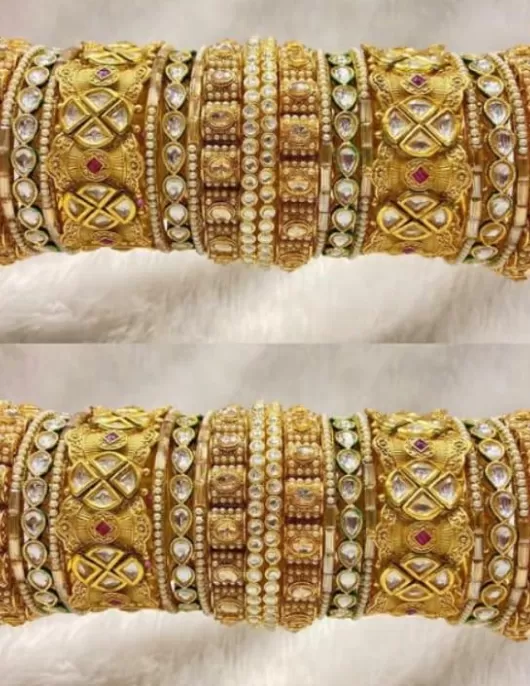 Metal Bangles Set 124